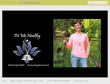 Tablet Screenshot of fitmehealthy.com